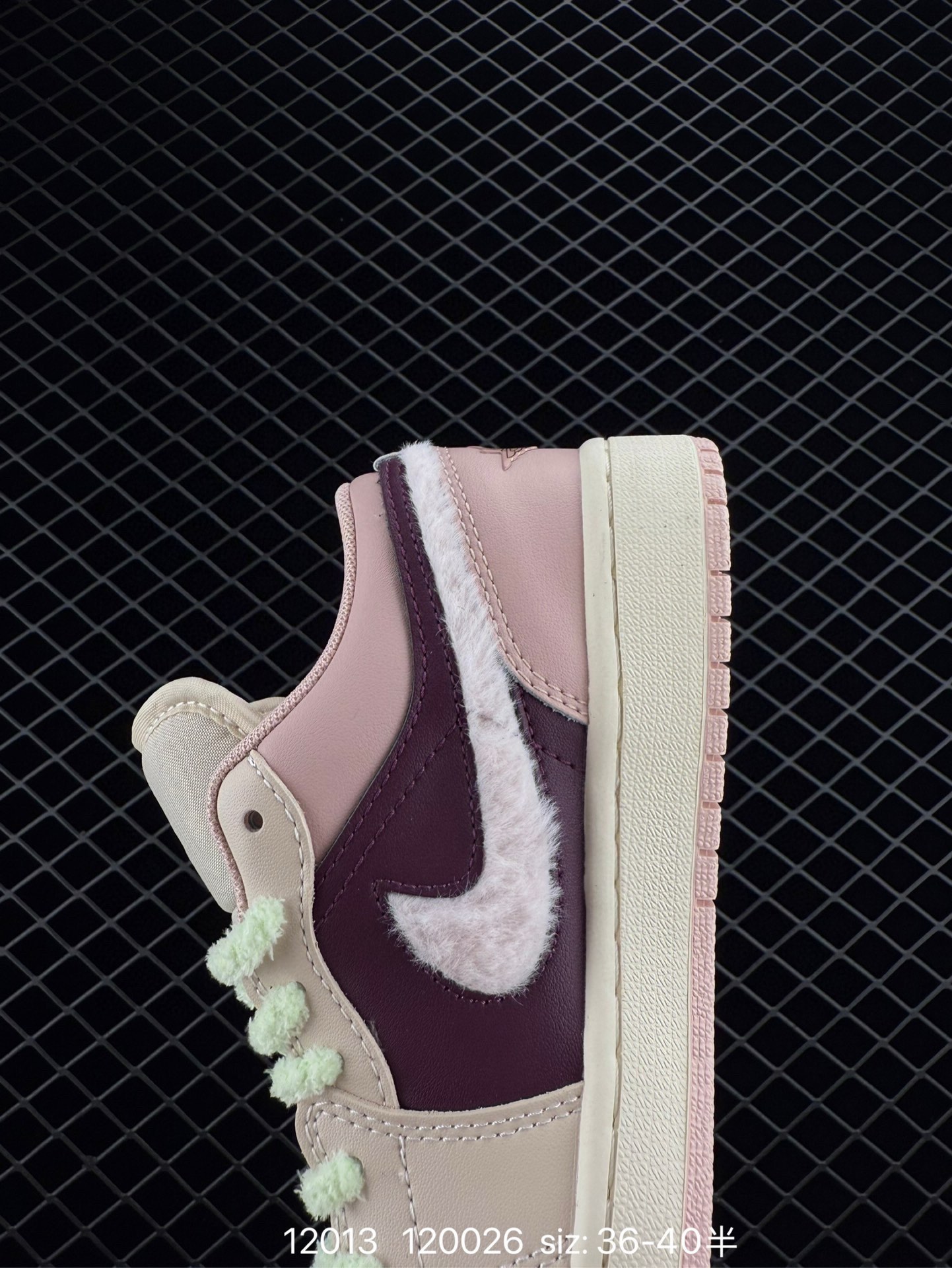 Jordan Air Jordan 1 Low “Fur Swoosh”